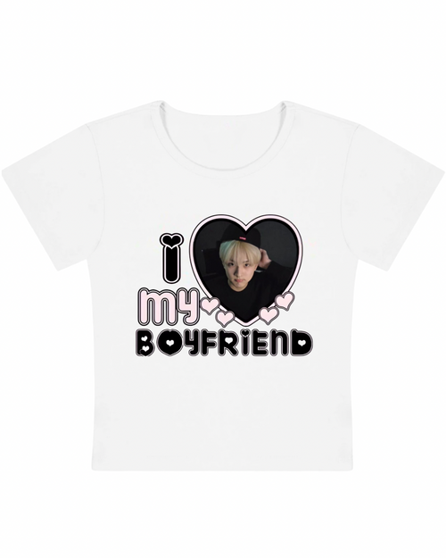 Custom I heart my boyfriend tee