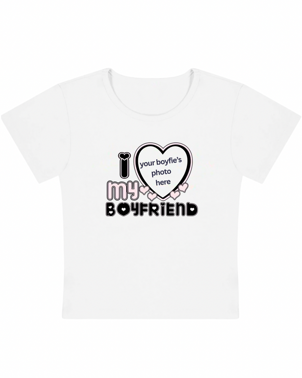 Custom I heart my boyfriend tee