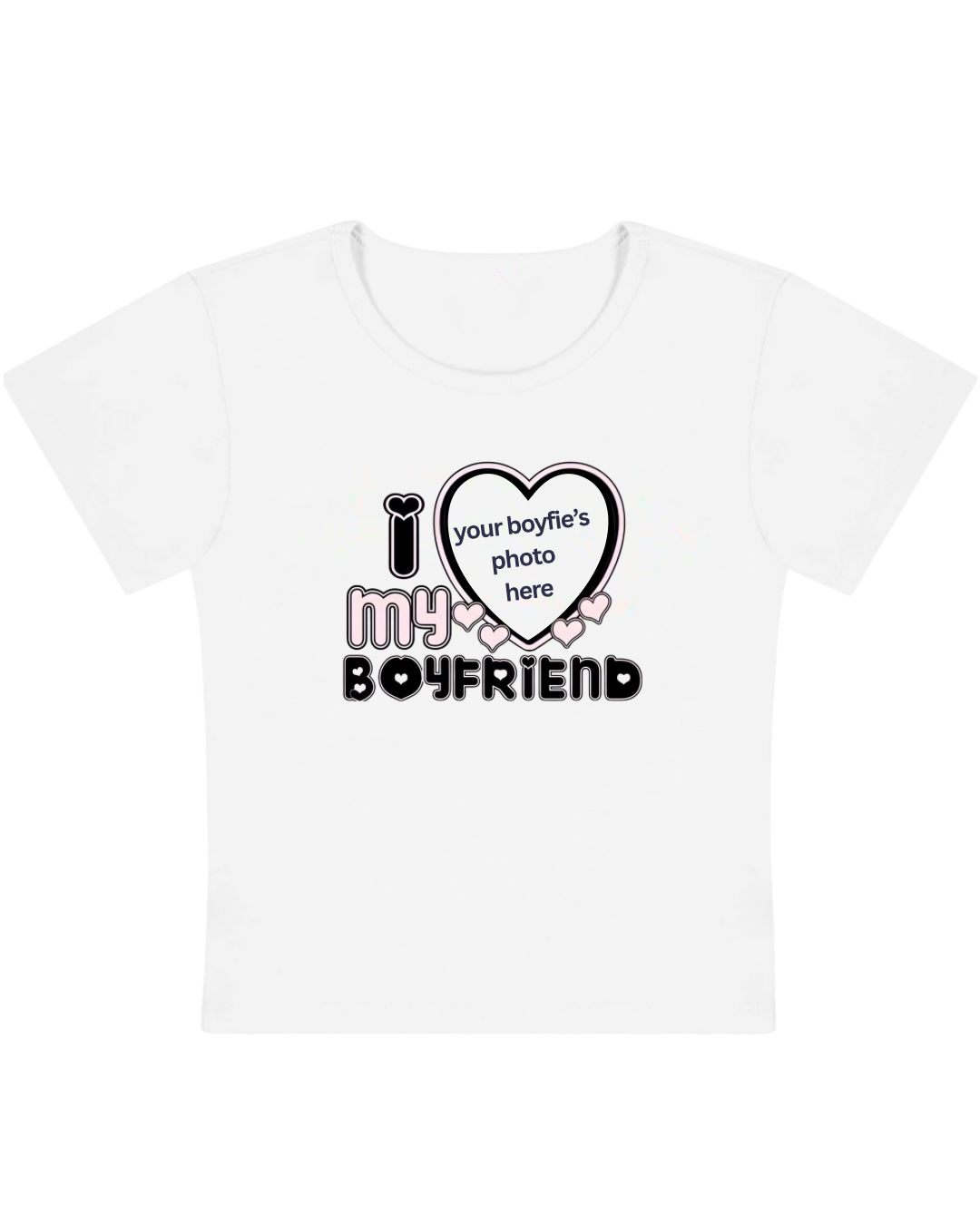 Custom I heart my boyfriend tee